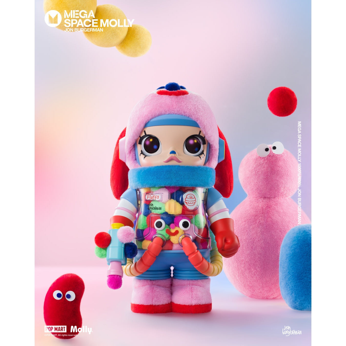 MEGA SPACE MOLLY 400% Burgerman By Pop Mart - Medaid International