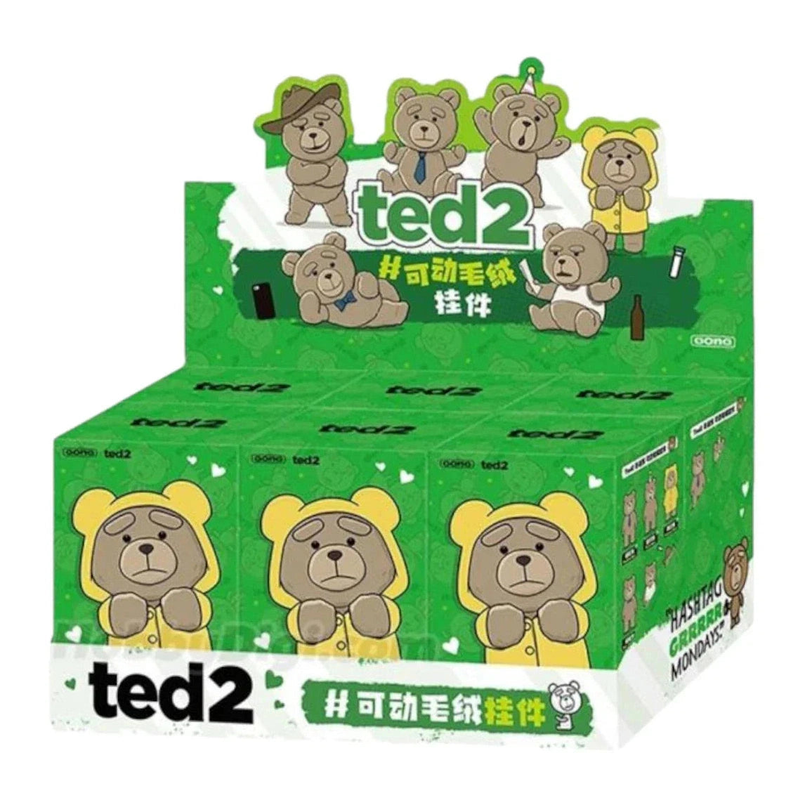 Ted2  Teddy Bear  Action Plush Pendant By Pop Mart (1 Random) - Medaid International