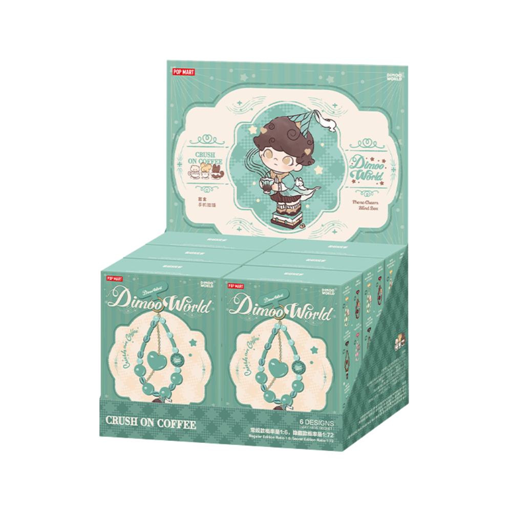 DIMOO Crush on Coffee Series-Phone Charm Blind Box By Pop Mart - Medaid International
