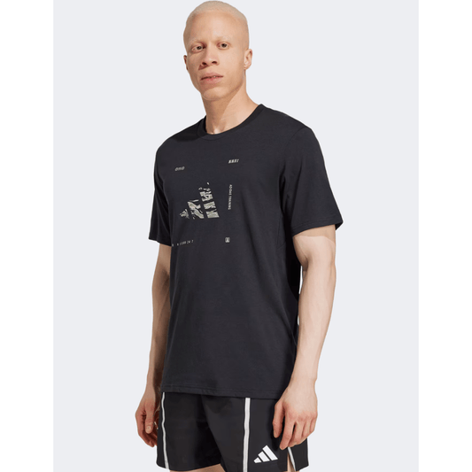 Adidas Box Logo Men Training T-Shirt Black - Medaid International