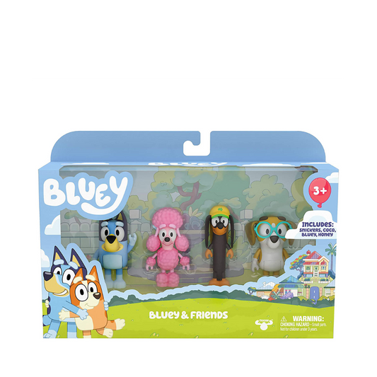 BLUEY S3 FIGURE 4 Pack Friends By Moose Toys - Medaid International