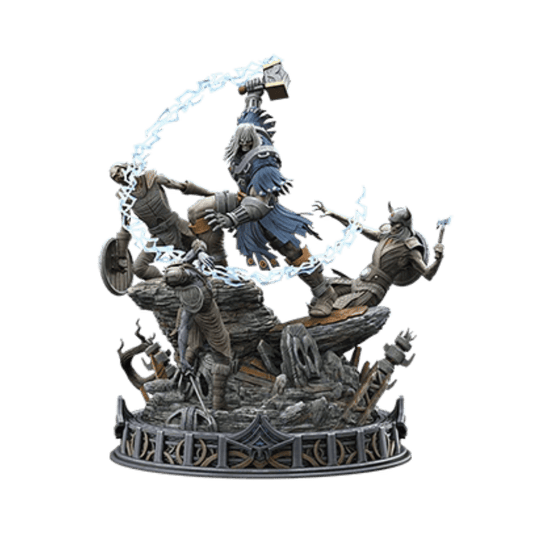 Rangnarok Thor elite Diorama statute By Figurama - Medaid International