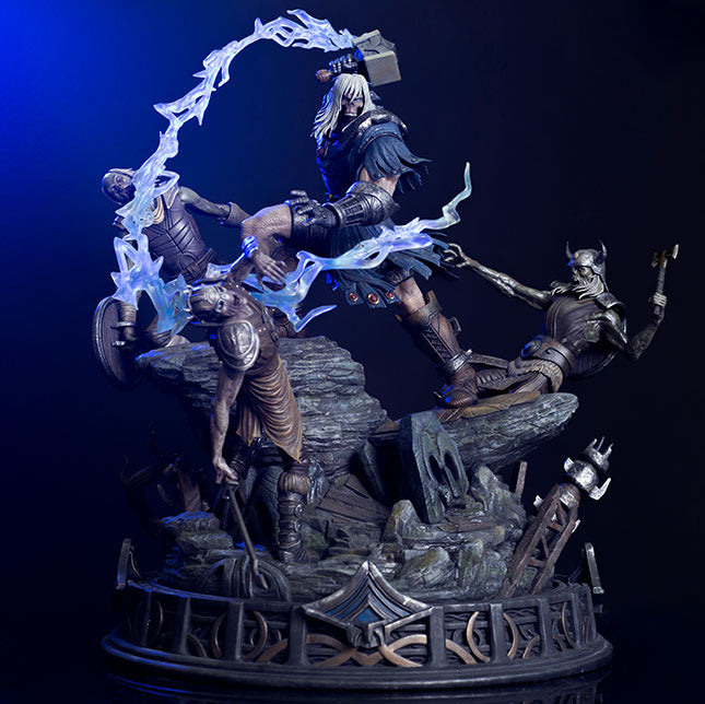 Rangnarok Thor elite Diorama statute By Figurama - Medaid International