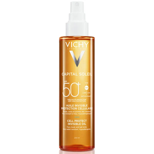 Vichy - Capital Soleil Cell Protect Oil Spray SPF50+ 200ml - Medaid International