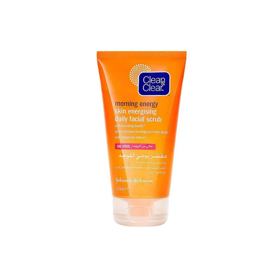Clean & Clear Morning Energy Skin Energising Daily Facial Scrub 150ml - Medaid International