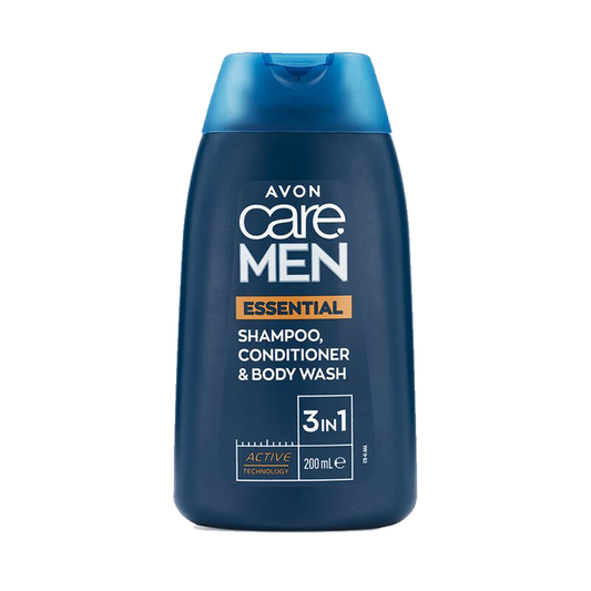 Avon Care Men Essential 3 in 1 Shampoo, Conditioner & Body Wash - Medaid International