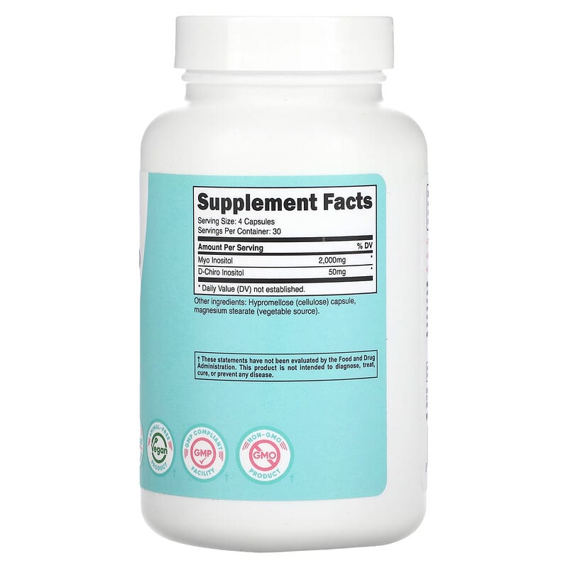 Nutricost, Women, Myo & D-Chiro Inositol, 120 Capsules - Medaid International