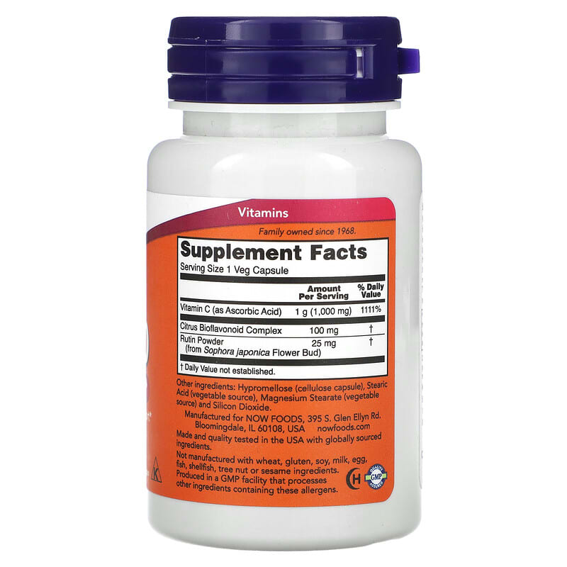 NOW Foods, C-1000, 30 Veg Capsules - Medaid International