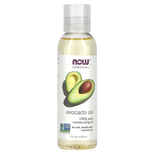 NOW Foods, Solutions, Avocado Oil, 4 fl oz (118 ml) - Medaid International