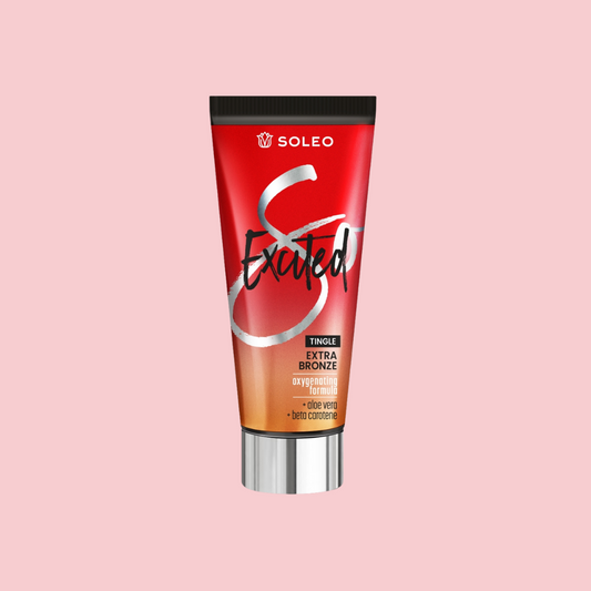 Soleo - So Excited Extra Strong Tingle bronzer Indoor Tanning Lotion - Medaid International