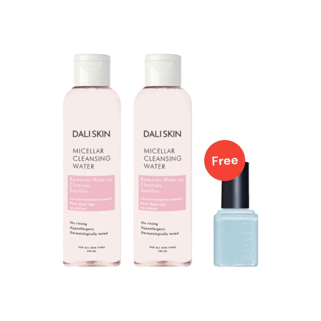 Dali Skin Micellar Cleansing Water 250 mL + FREE Random Nail Polish - Medaid