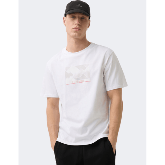 Fire And Ice Mick3  Men Lifestyle T-Shirt White - Medaid International