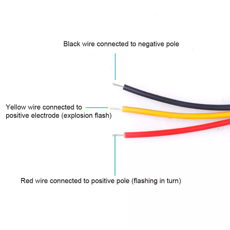 Car Police Strobe Lights Flashers 3 Led Stobe Lights For All Colors - Medaid International