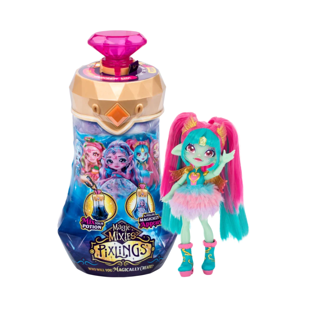 Magic Mixies Pixlings S1 W2 DOLL TEAL By Moose Toys - Medaid International