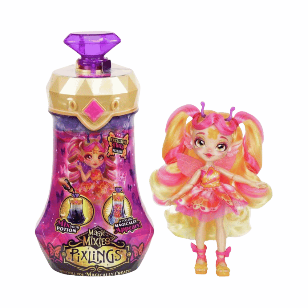 Magic Mixies Pixlings S1 DOLL ORANGE - BUTTERFLY By Moose Toys - Medaid International
