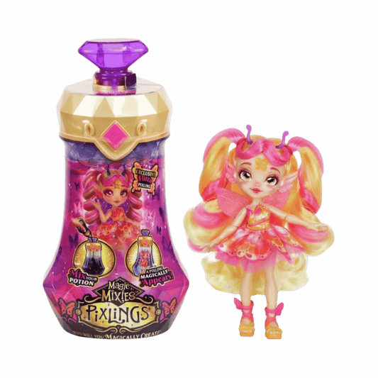 Magic Mixies Pixlings S1 DOLL ORANGE - BUTTERFLY By Moose Toys - Medaid International