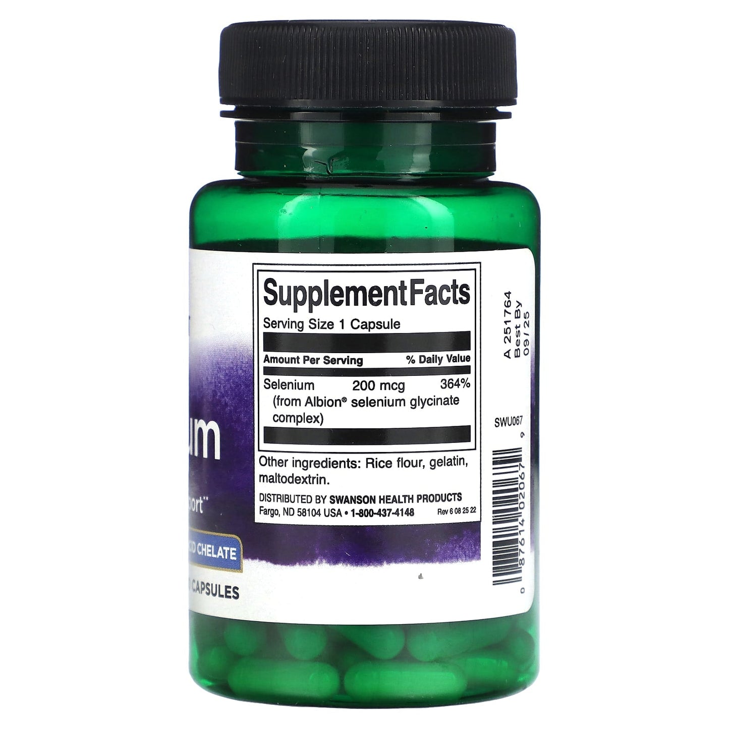 Swanson, Albion Selenium Complex, 200 mcg , 90 Capsules - Medaid International