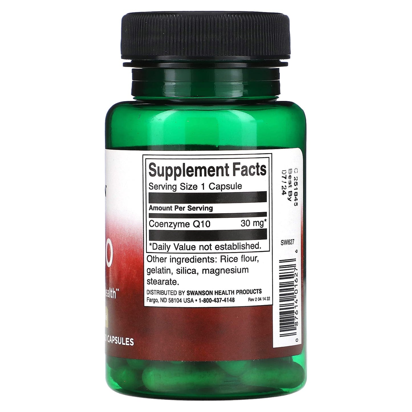 Swanson, CoQ10, 30 mg, 60 Capsules - Medaid International