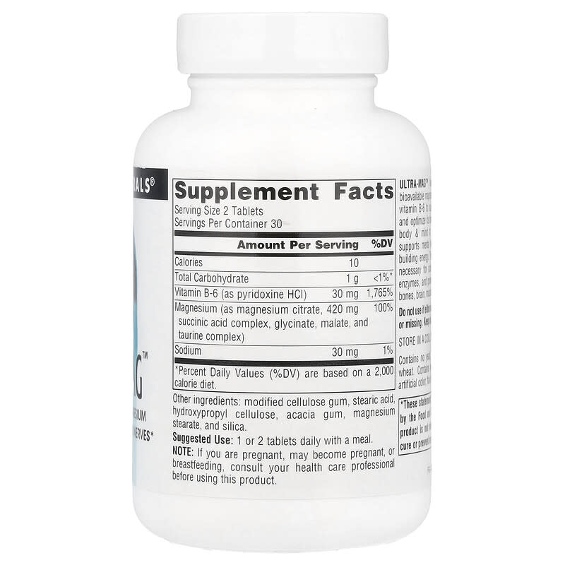 Source Naturals, Ultra-Mag™, 60 Tablets - Medaid International