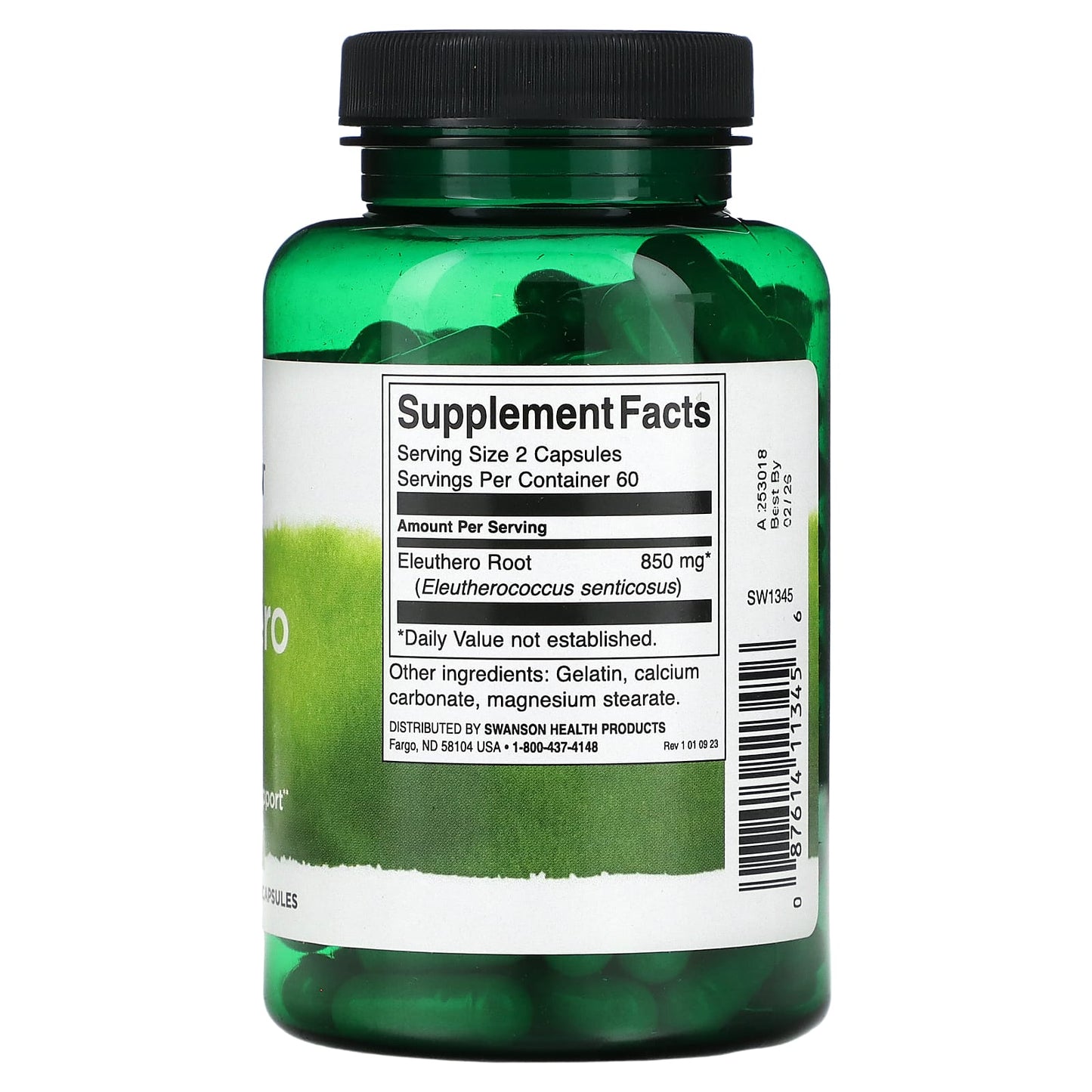 Swanson, Eleuthero Root, ginseng, 425 mg, 120 Capsules - Medaid International