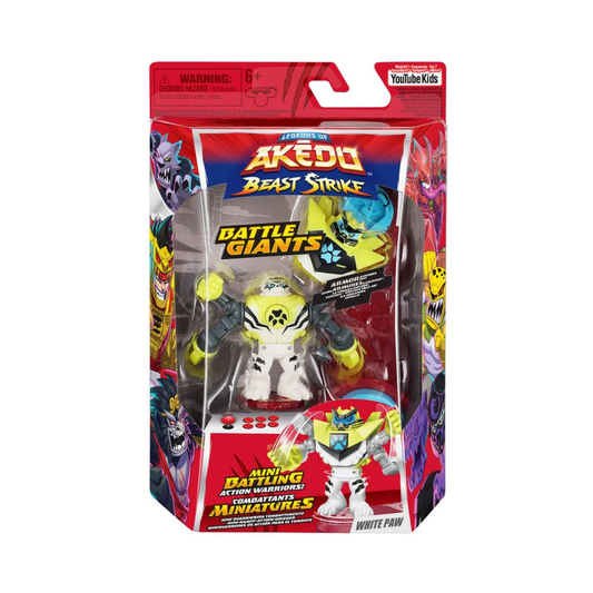 AKEDO S5 GIANTS BEAST SGL PK WHITE PAW By Moose Toys - Medaid International