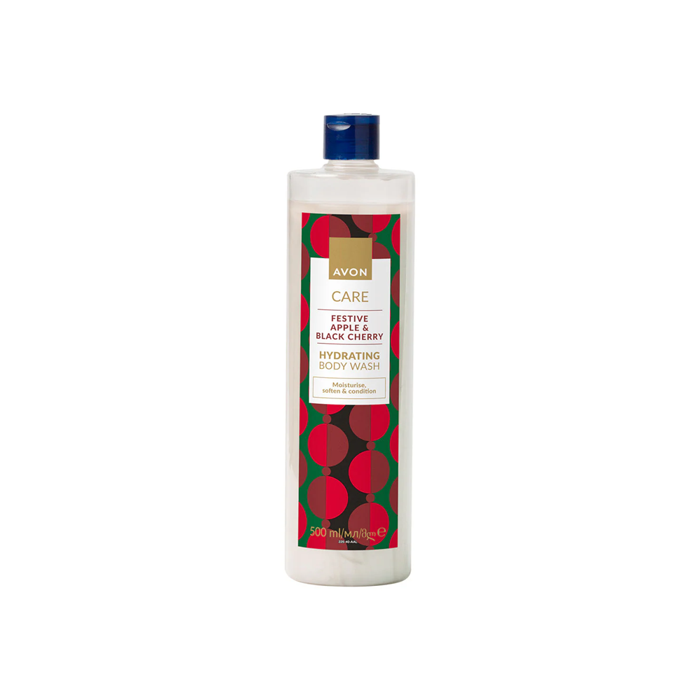 Avon Care Festive Apple & Black Cherry Body Wash 500ml - Medaid International