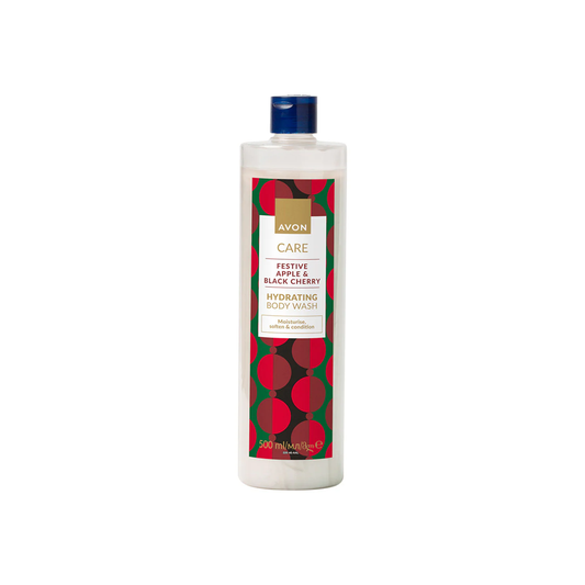 Avon Care Festive Apple & Black Cherry Body Wash 500ml - Medaid International