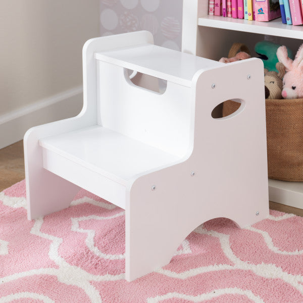 Two-Step Stool - White By Kidkraft - Medaid International