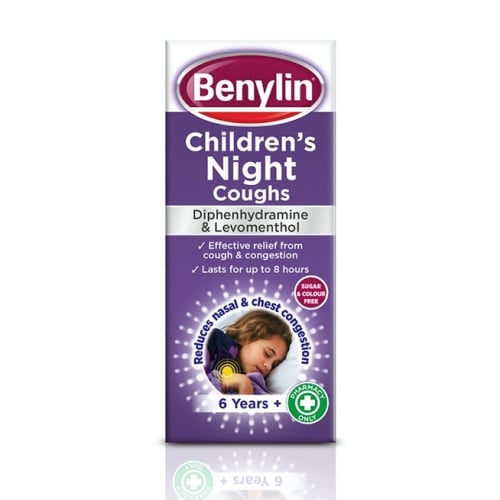 Benylin - Children's Night Coughs 125ml (P) - Medaid International