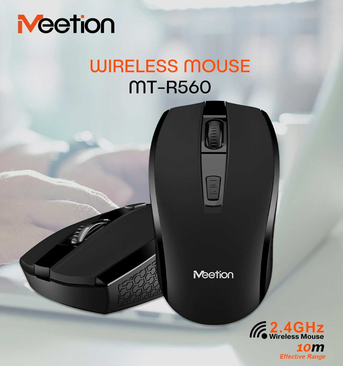 Meetion 2.4G Wireless Mouse Laptop Optical Mouse R560 - Medaid International