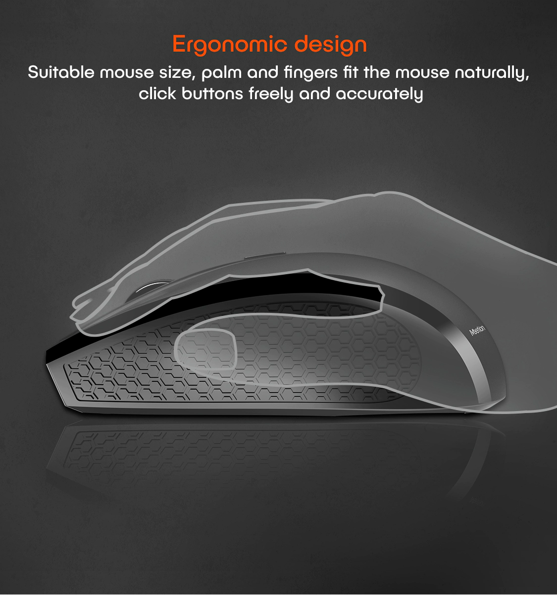 Meetion 2.4G Wireless Mouse Laptop Optical Mouse R560 - Medaid International