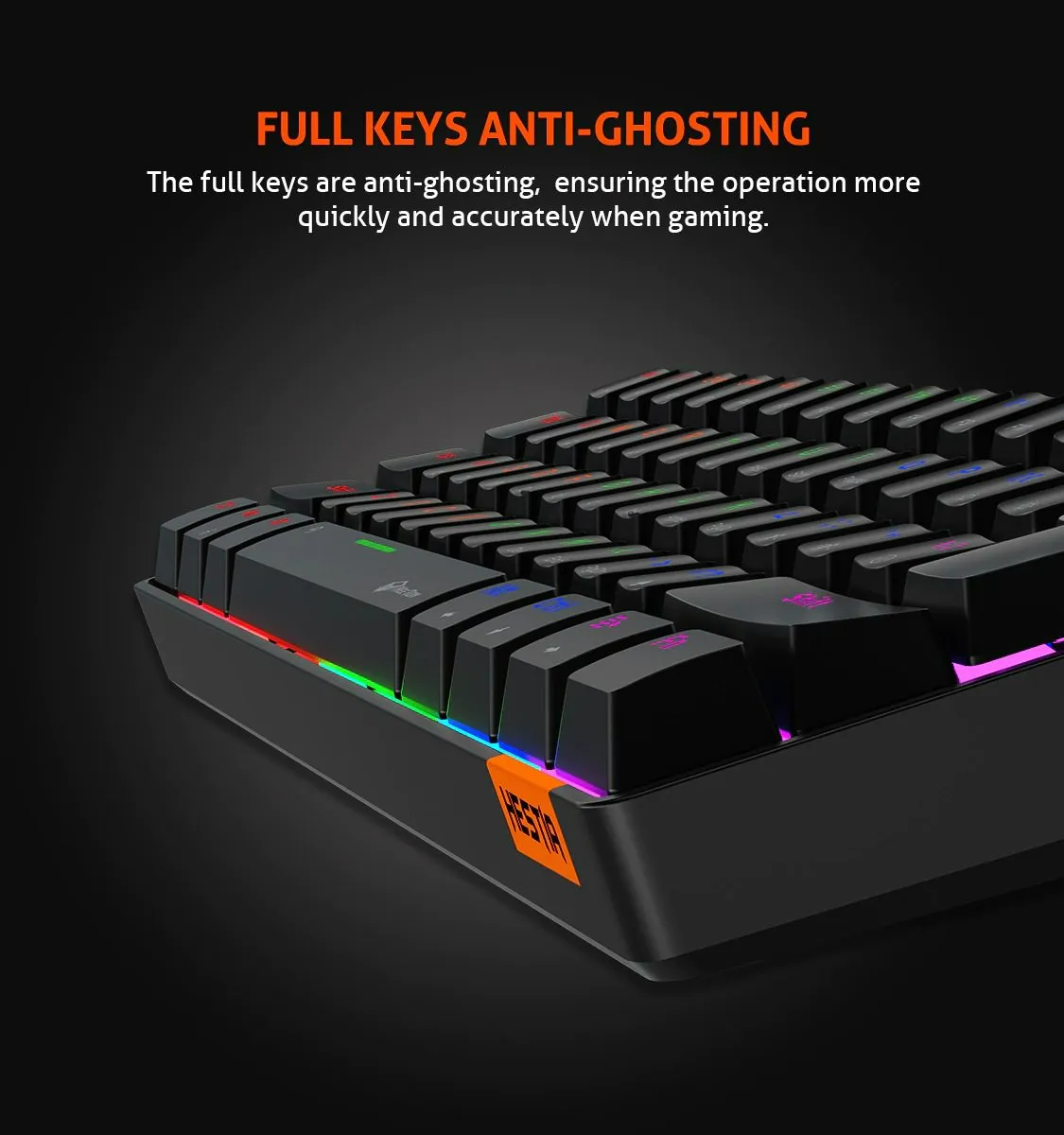 MEETION RGB Wired Mechanical Keyboard HESTIA - Black | MK005 - Medaid International