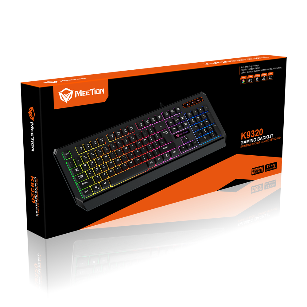 MEETION  Wired RGB Gaming Keyboard MT-K9320 - Medaid International
