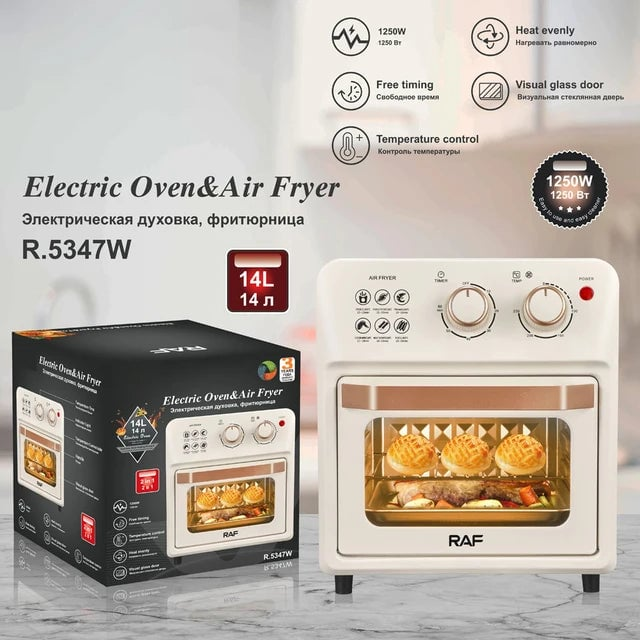 RAF Electric Air fryer And Oven (2in1) 12Liter Best Quality R5347 - Medaid International
