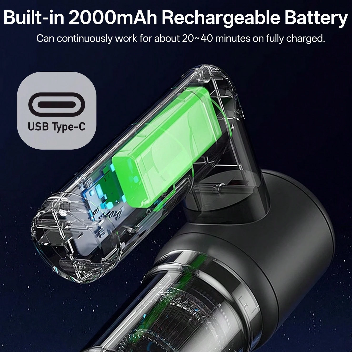 5 in 1 Cordless Window Vacuum Cleaner Set 2000mAh - Medaid International