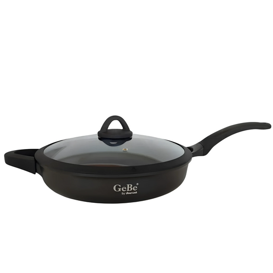 VENUS Dual Handles Fry Pan with Lid | مقلاة كبيرة بغطاء ومقبضين - Medaid International