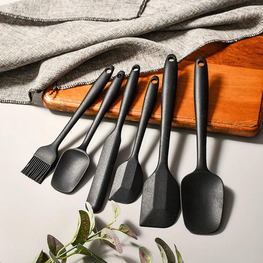 6 Pcs Silicone Spatula Set | طقم ملاعق سيليكون - Medaid International