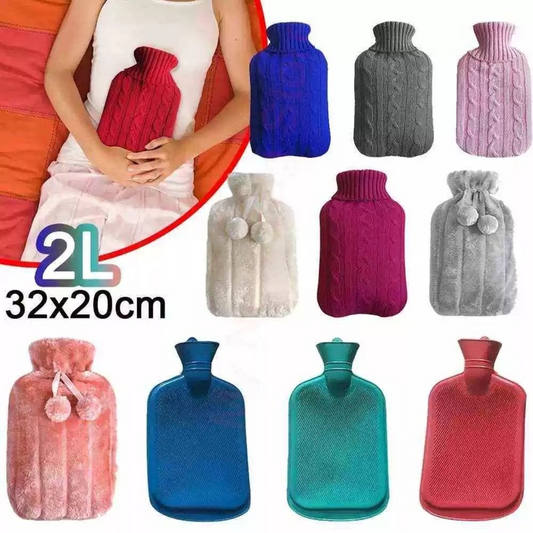 2000ml Hot Water Bag with Cover | كيس ماء للتدفئة مع غطاء - Medaid International