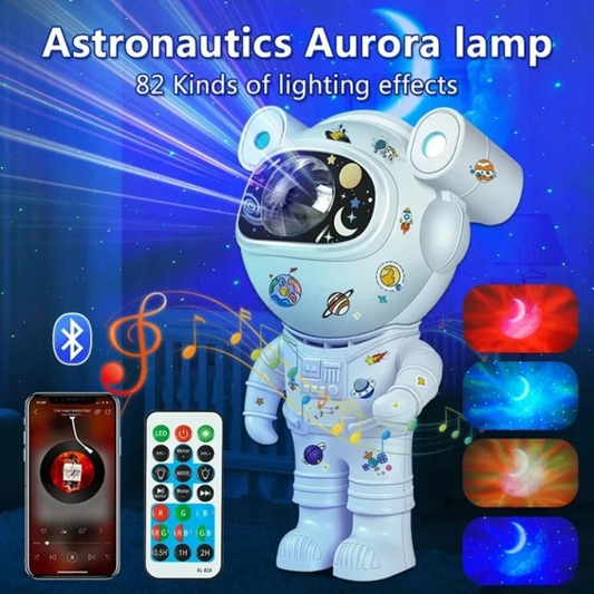 Astronaut Galaxy Projector with Remote | جهاز عرض مجرة على شكل رائد فضاء مع جهاز تحكم - Medaid International