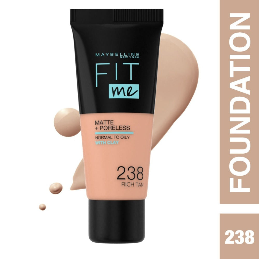 Maybelline Fit Me Matte + Poreless Liquid Foundation - 30 ml - Medaid