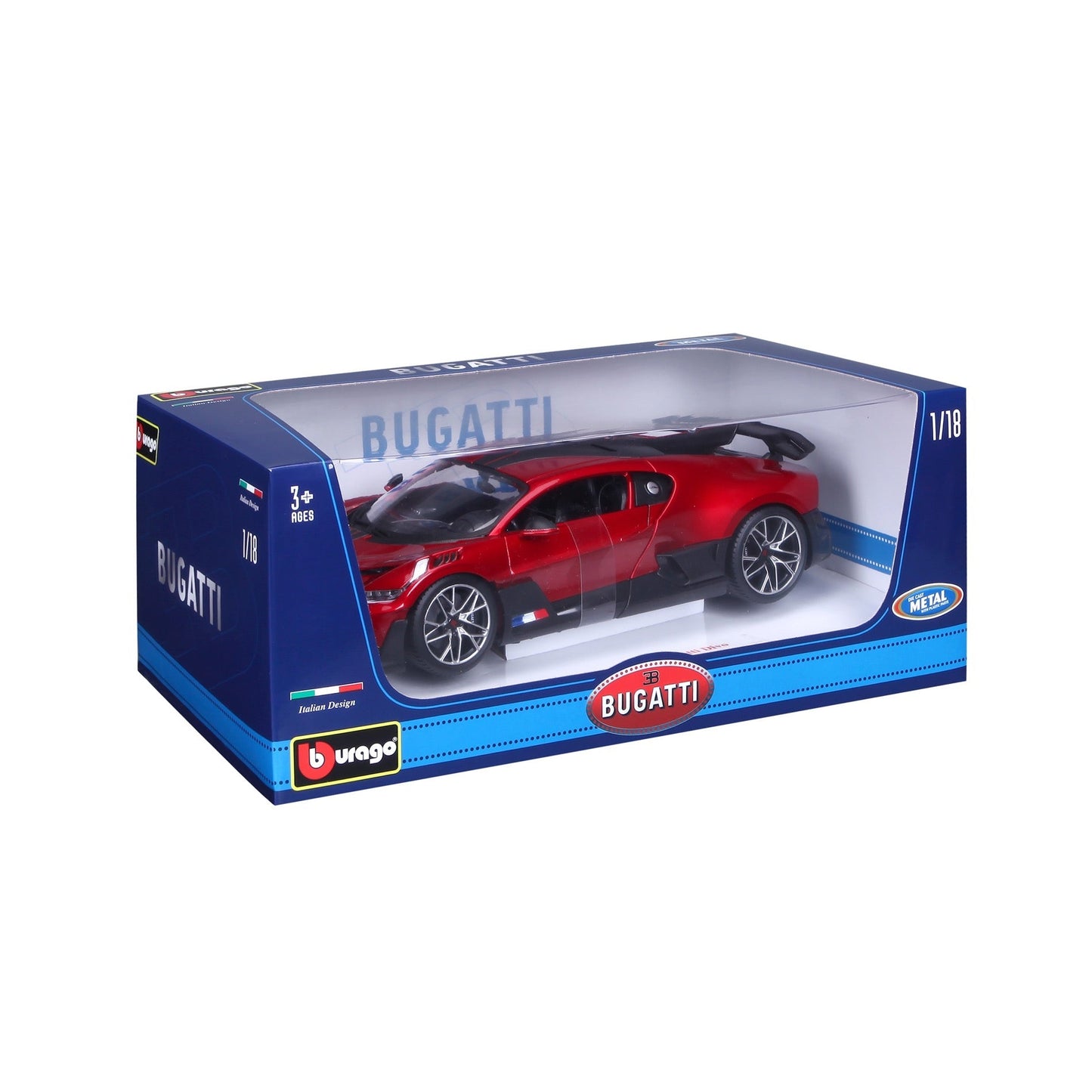 Bugatti Divo (Red) 1/18(CollA) Diecast Cars by Bburago - Medaid International
