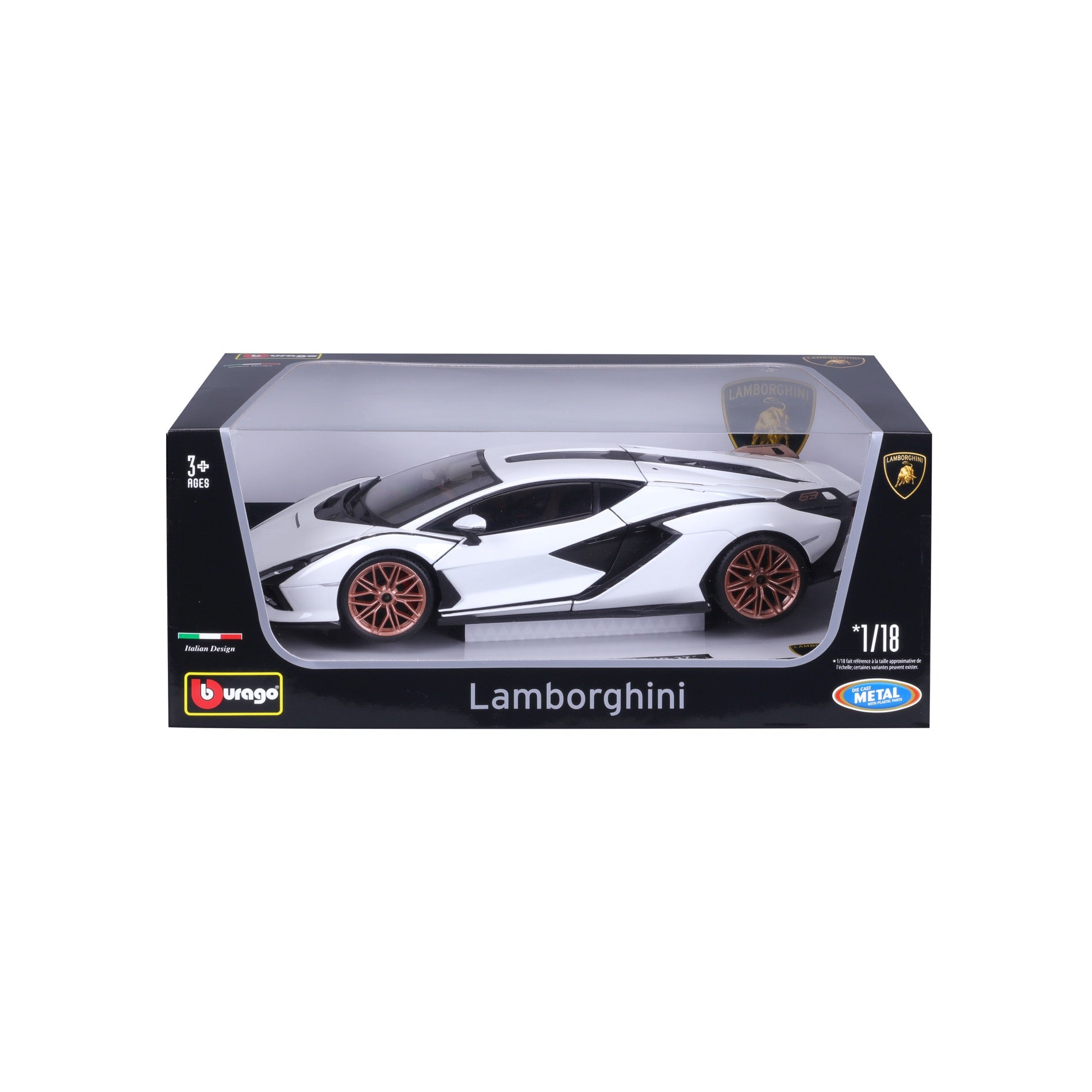 LamborghiniSiánFKP37 - 1/18 Diecast Cars by Bburago - Medaid International