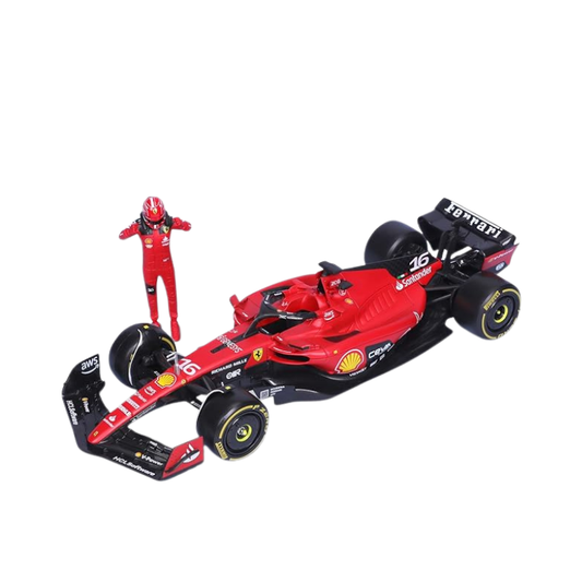 Ferrari 18-16820-1:18 Ferrari Deluxe - Sf-23-Chrles Leclerc (4893993 Toys by Bburago - Medaid International