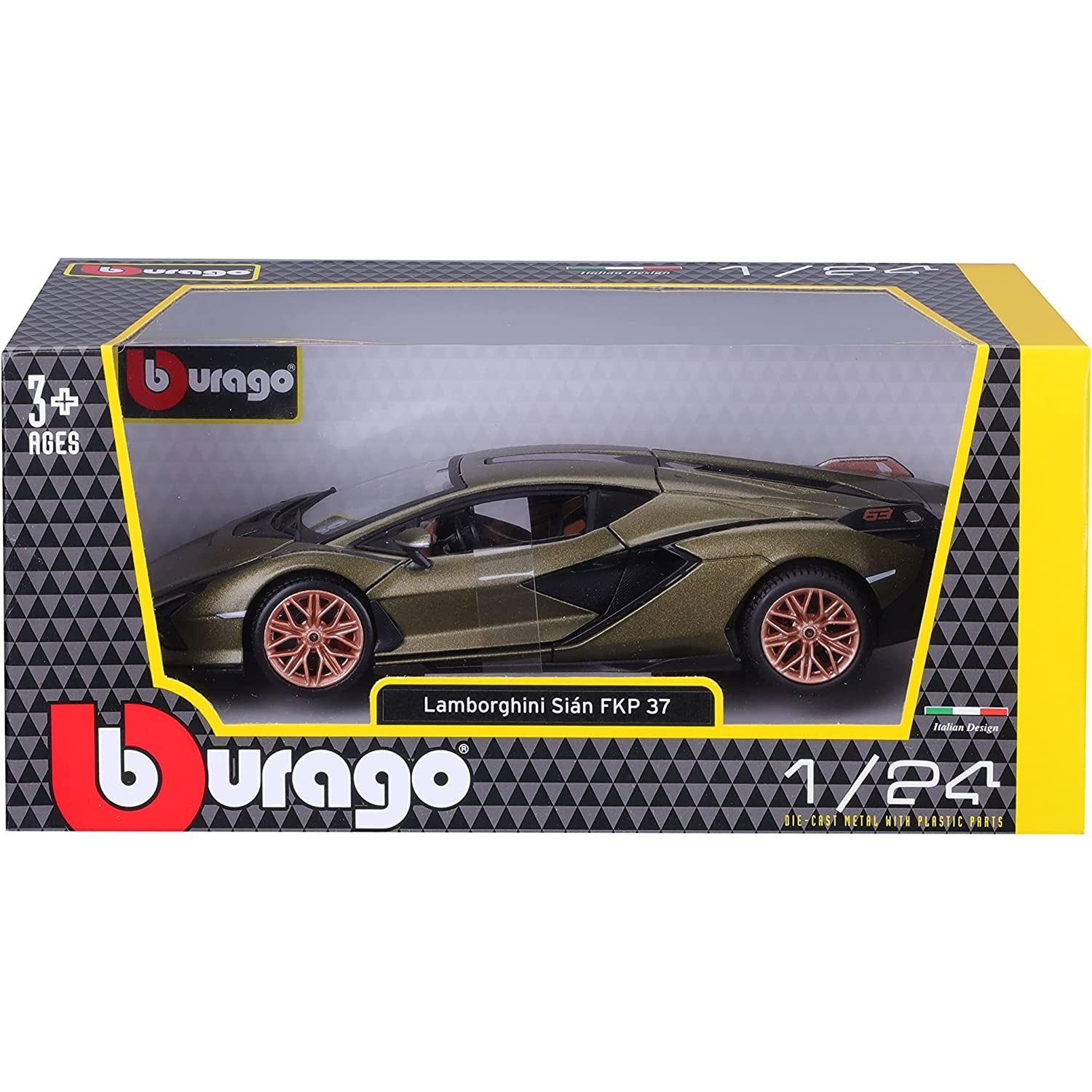Lamborghini Sián FKP 37 - 1:24 Collezione (A) w/o stand Diecast Cars by Bburago - Medaid International