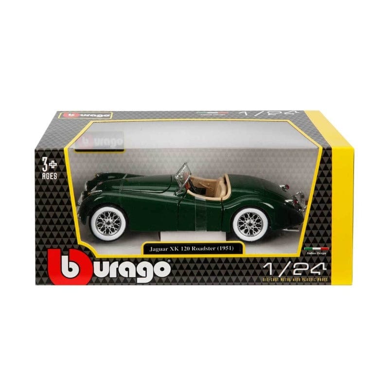 JAGUAR XK 120 ROADSTER (1951) - 1:24 Collezione (B) w/o stand Diecast Cars by Bburago - Medaid International