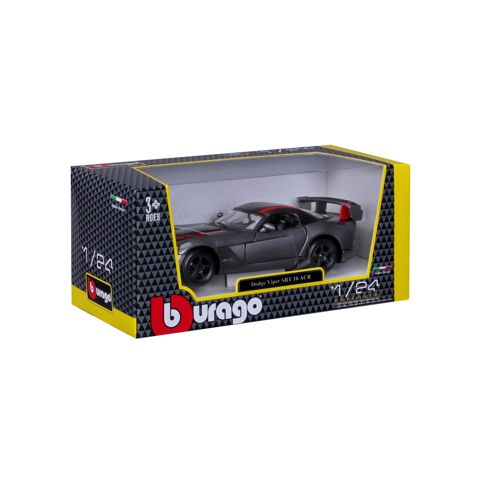 DODGE VIPER SRT 10 ACR - 1:24 Collezione (B) w/o stand Diecast Cars by Bburago - Medaid International
