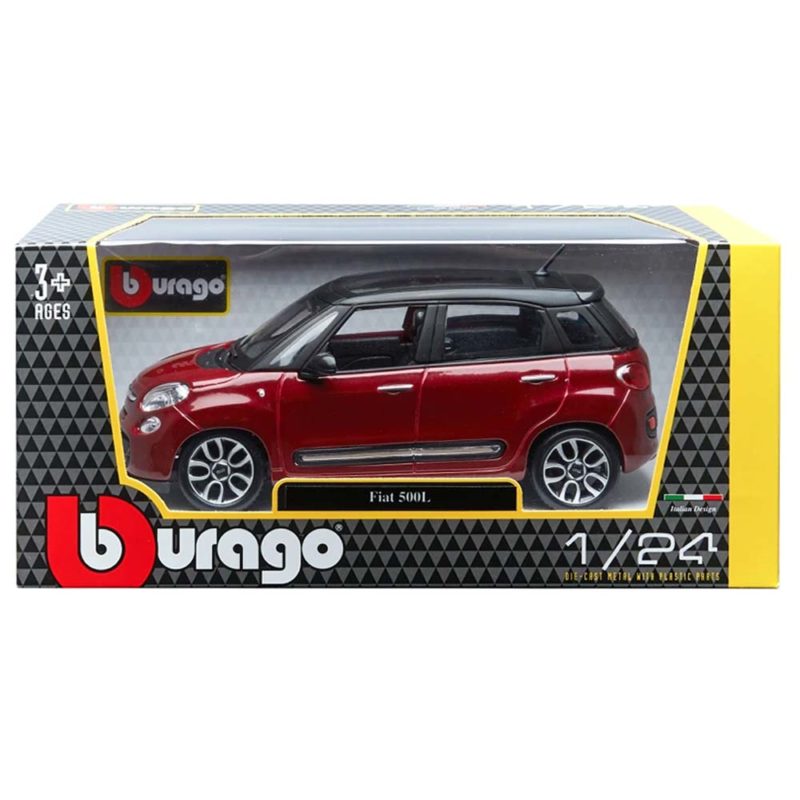 FIAT 500L- 1:24 Collezione (B) w/o stand Diecast Cars by Bburago - Medaid International
