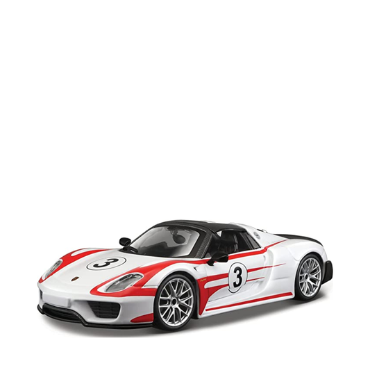 Porsche 918 Spyder - 1:24 RACING Diecast Cars by Bburago - Medaid International