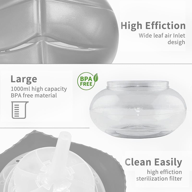 1800 ML, Leaf Shaped Electrical Air Refresher Air Revitalizer Air Purifier Air Humidifier - Medaid - Lebanon