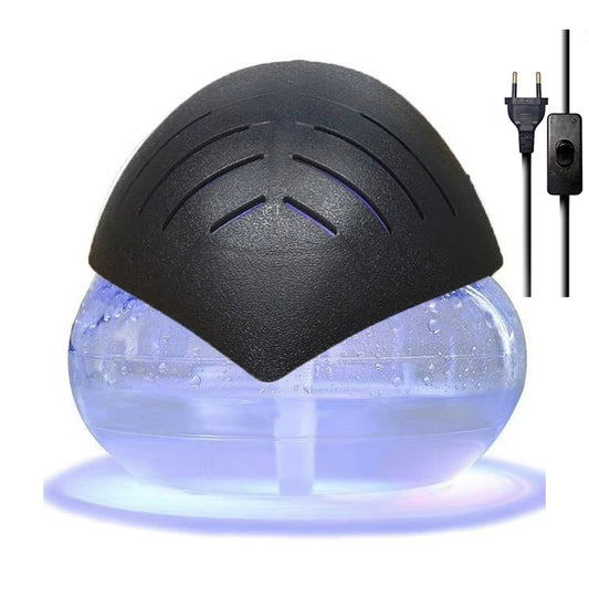1800 ML Water Air Purifiers Humidifier Water Air Revitalizer Air Cleaner Air Freshener with 6 LED Color Changing Mood Light Black - Medaid International